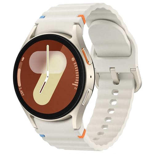 Samsung Galaxy Watch7 Smartwatch, Fitness-Uhr, Fitness Tracker und Aktivitätstracker, 40 mm, Bluetooth, Cream, Inkl. 36 Monate Herstellergarantie